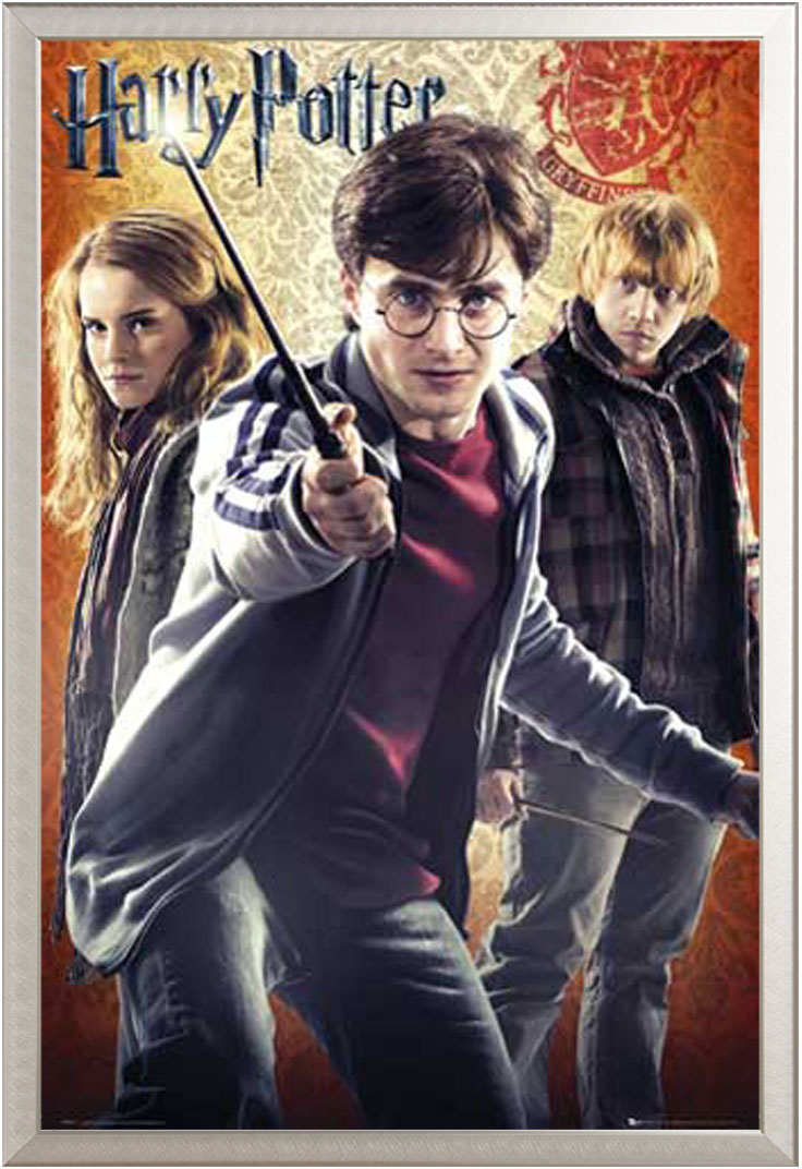 Harry Potter 7 Trio Film Kino Poster Druck Größe 61x91,5 cm